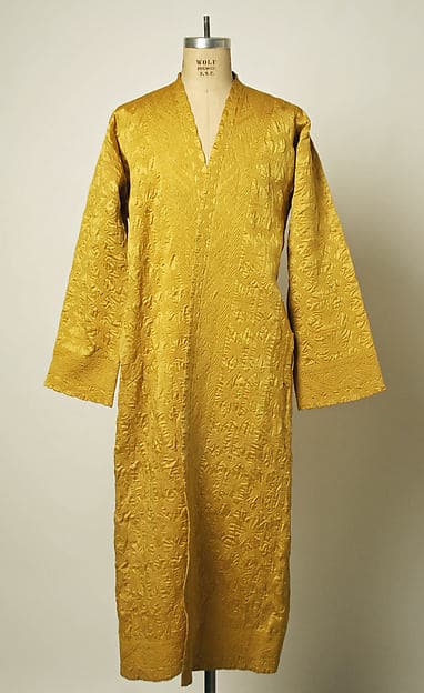 Quilted Coat with Long Sleeves by unknown artist, late 19th century.
