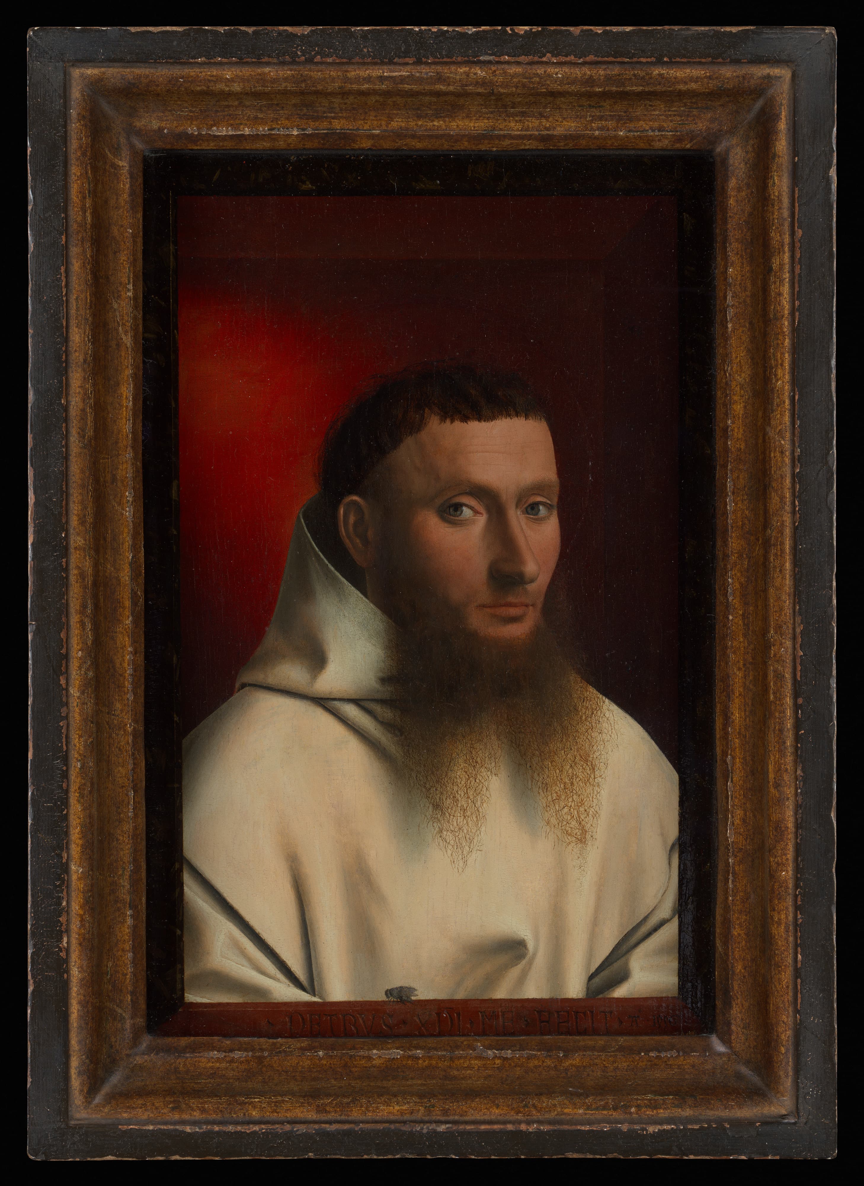 Portrait of a Carthusian by Petrus Christus, 1446.