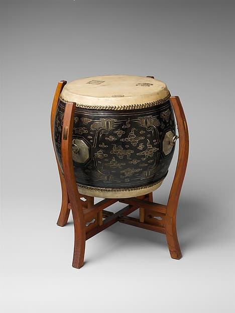 Tánggǔ (堂鼓) by Elevated Tone Workshop, Guangzhou (Canton), 19th century.